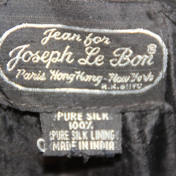 Vtg 80s  Jean for Joseph Le Bon Silk Sequined Maxi Dress Heavily Beaded Large - Picture 9 of 9